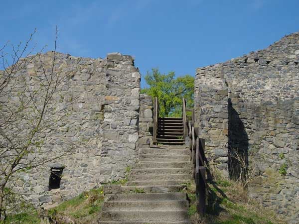 Die Treppe zum höchsten Punkt